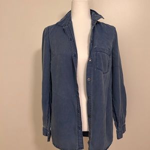 Light weight denim button up